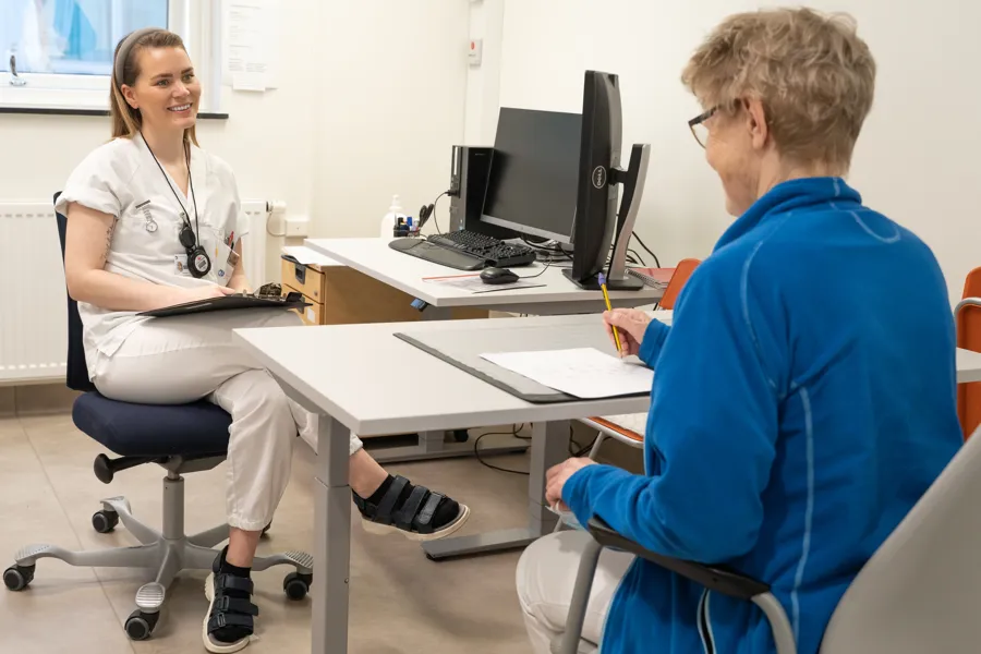Test situasjon i sykehusmiljø