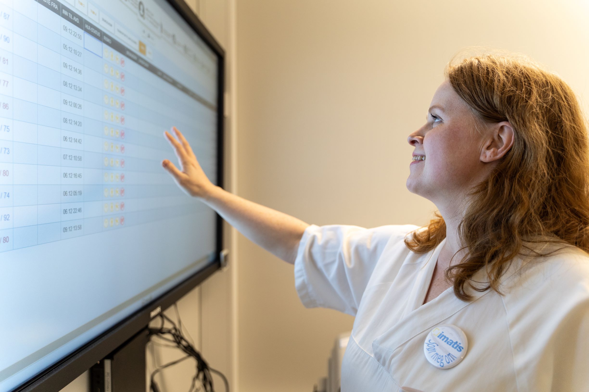 På Haraldsplass har både helsepersonell og støttetjenester tilgang til oppdatert og viktig informasjon der den behøves. 