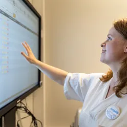 På Haraldsplass har både helsepersonell og støttetjenester tilgang til oppdatert og viktig informasjon der den behøves.