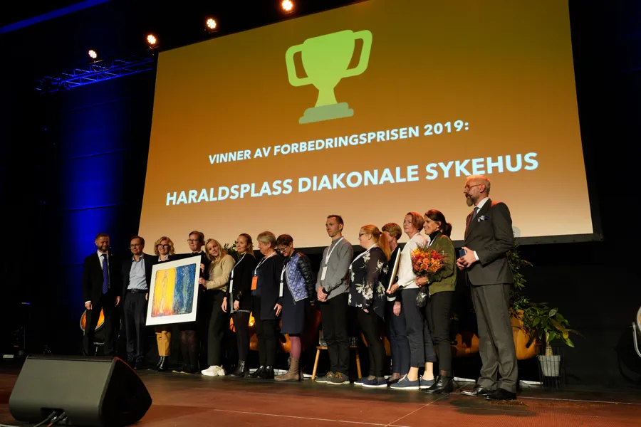 Haraldsplass Diakonale Sykehus vant den nasjonale Forbedringsprisen 2019.