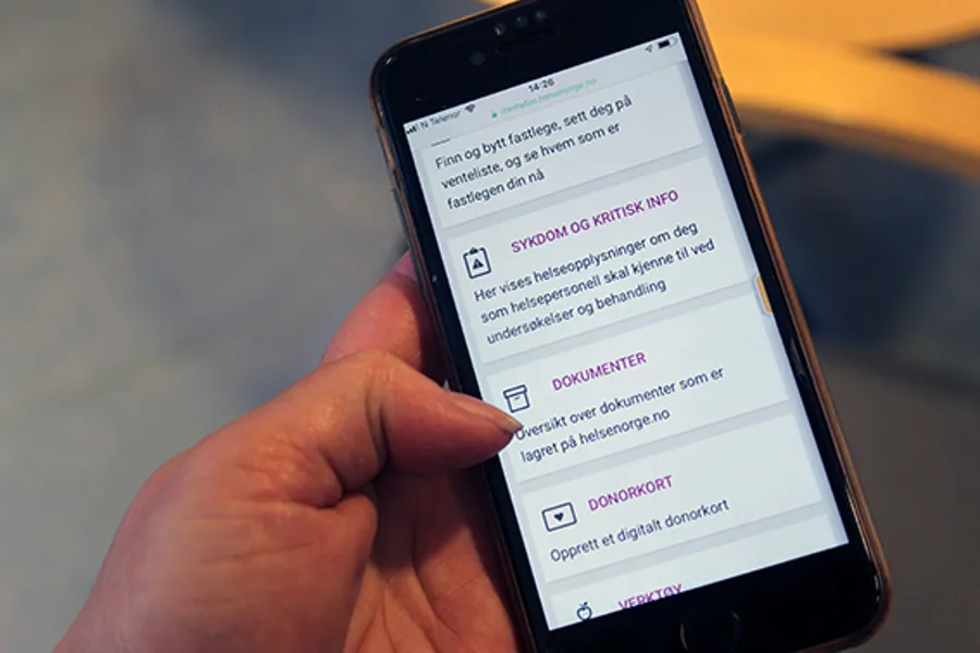 Pasienter vil få digitale innkallingsbrev via HelseNorge, og melding om at nytt brev er sendt via SMS.